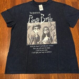 Tim Burton Corpse Bride Halloween Horror Movie Tshirt Size 1X NWT